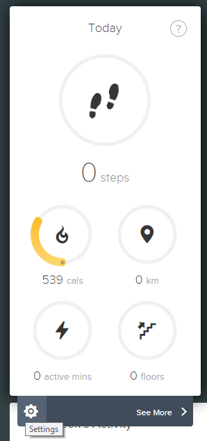 how to reset calories on fitbit inspire hr