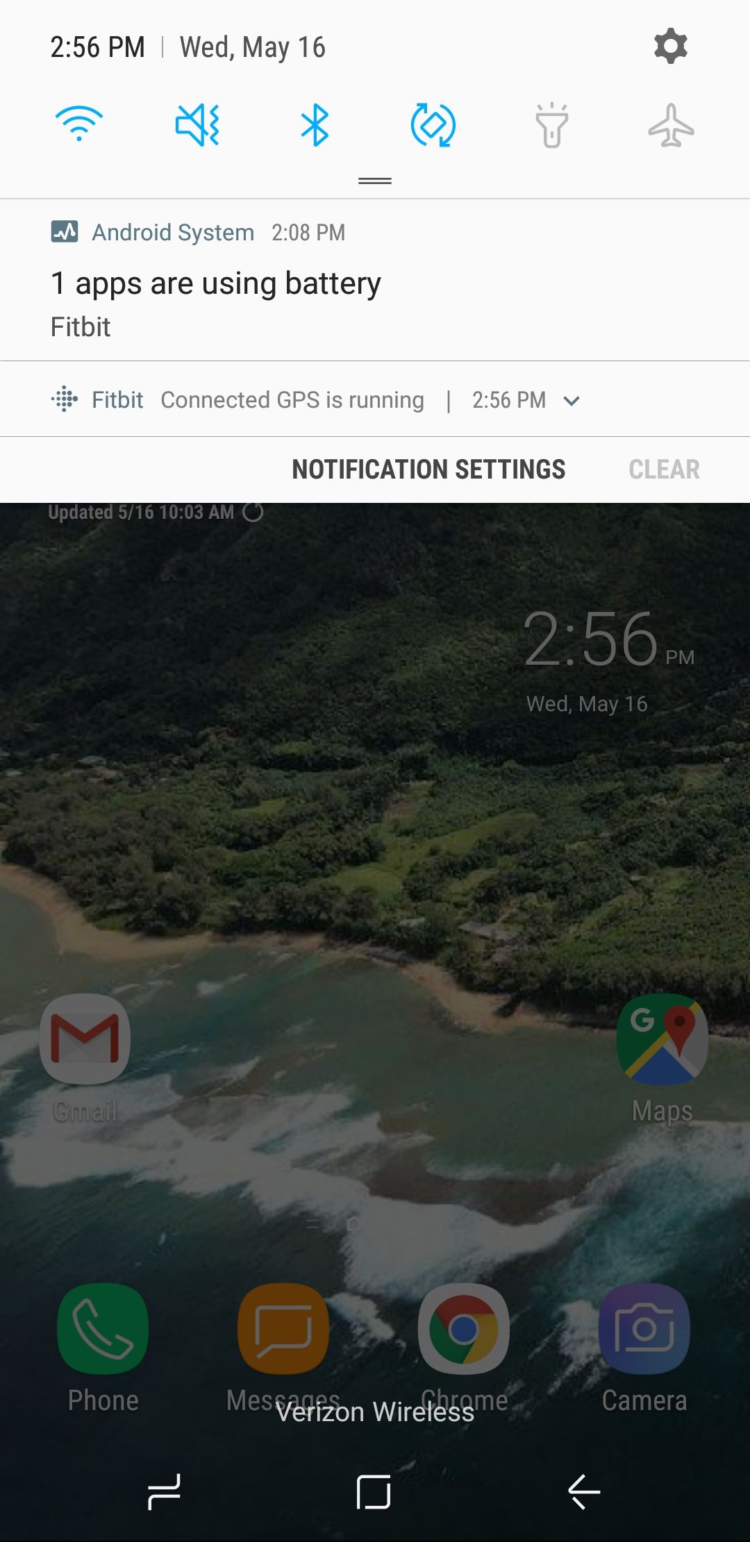 fitbit samsung s8
