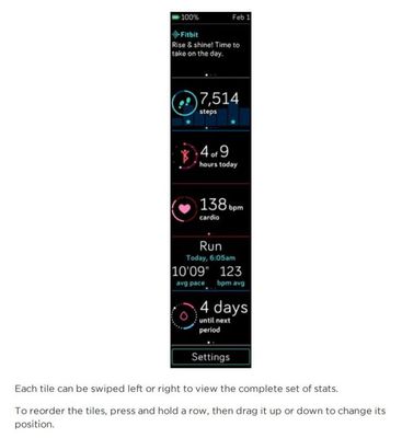 Hourly activity and Exercise tiles missing