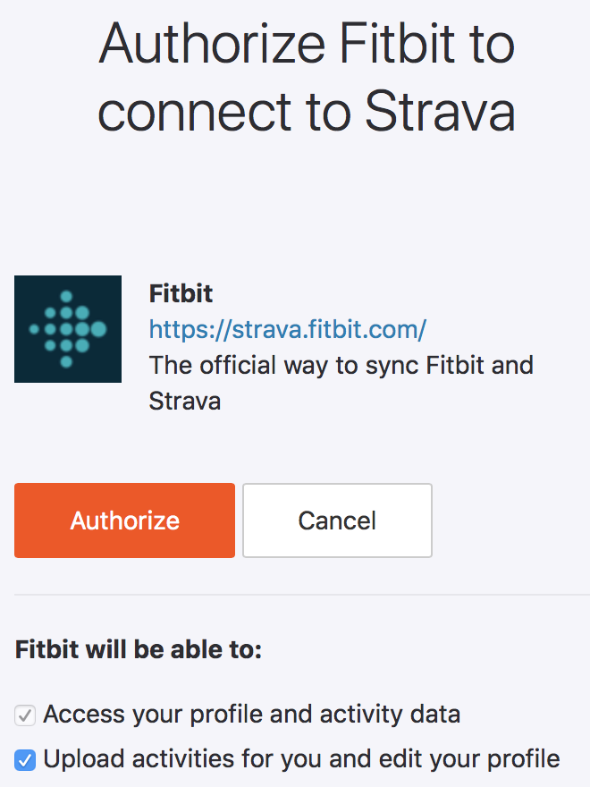 connect strava with fitbit