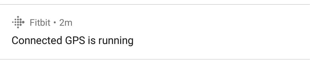 Fitbit connected store gps