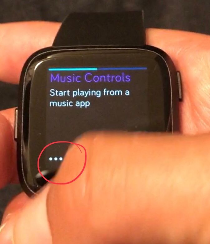 music on fitbit versa lite