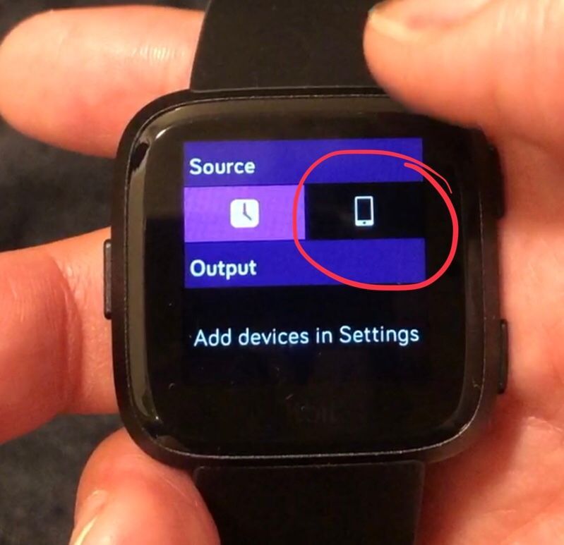 Fitbit versa adding music online