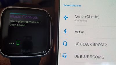 Fitbit versa lite music control new arrivals