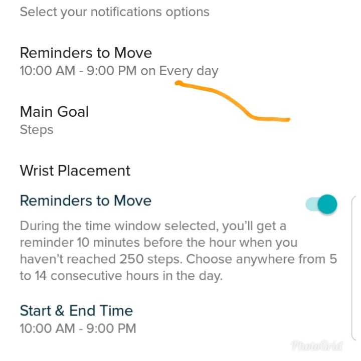 Solved Turn off Hourly Activity Goal on Blaze Fitbit Community