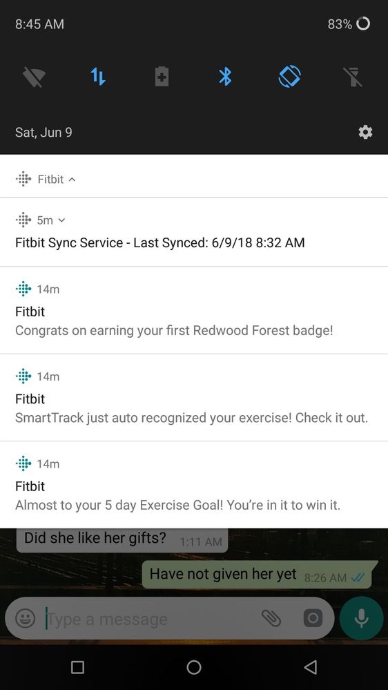 Thanks Fitbit you made an amazing device!!