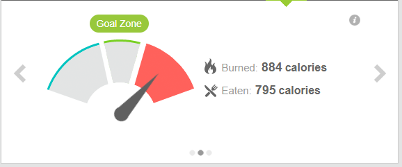 here i am over target with 89 calories differnce