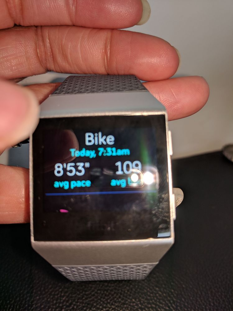 Fitbit ionic discount display not working