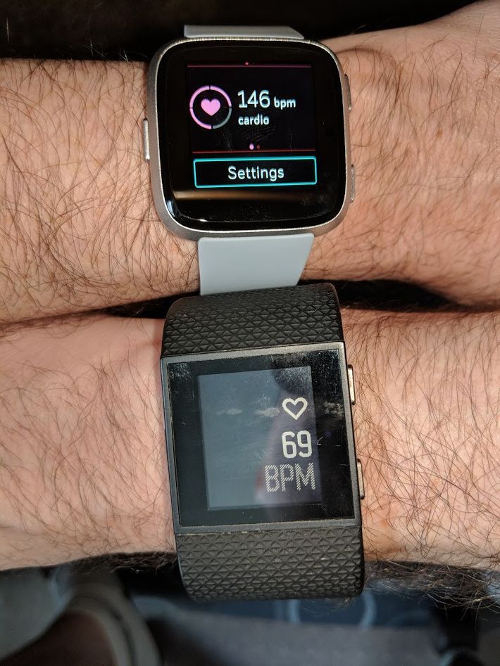 Fitbit versa best sale high heart rate