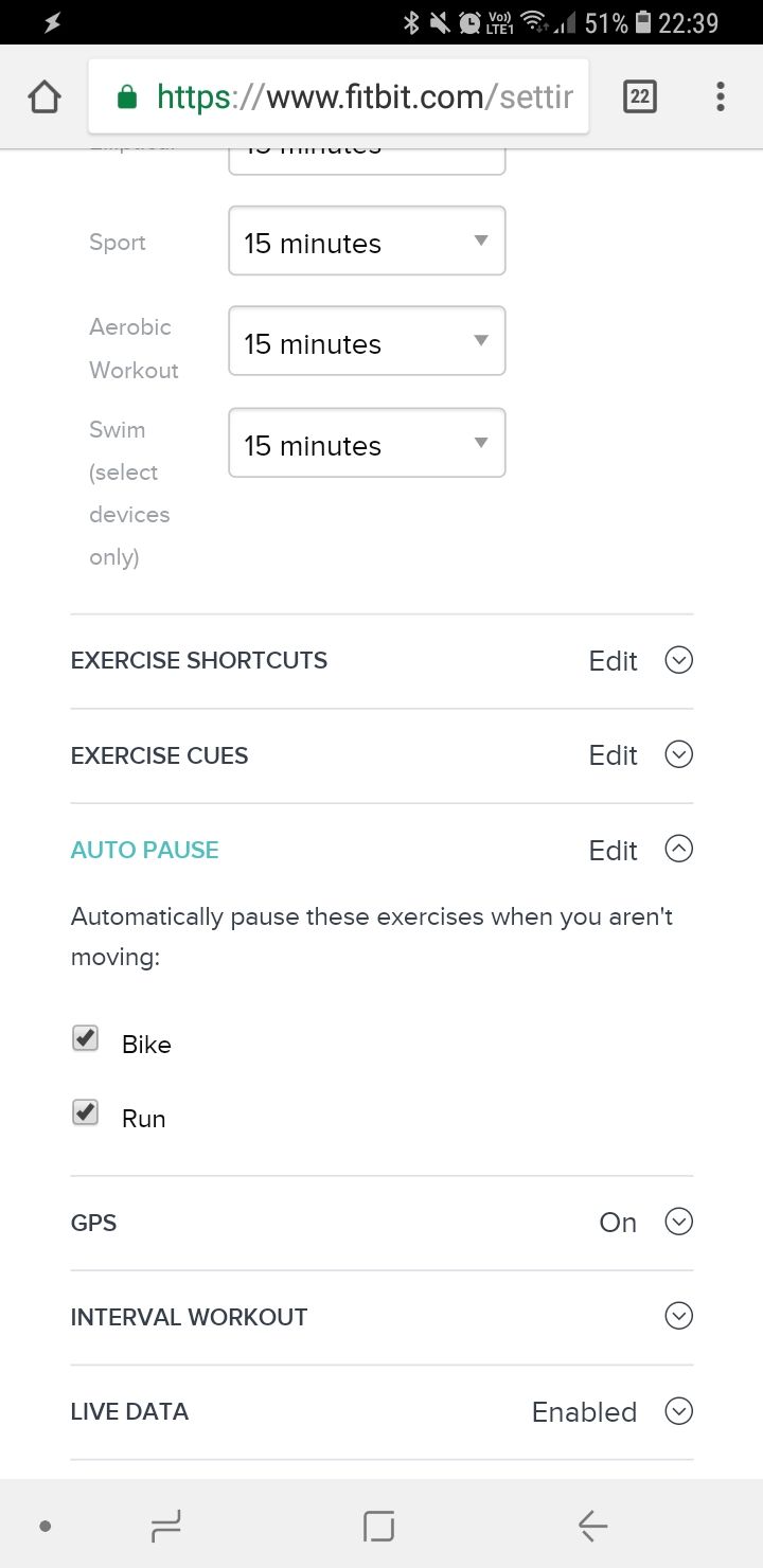 Solved Auto pause gets enabled automatically Page 2 Fitbit Community
