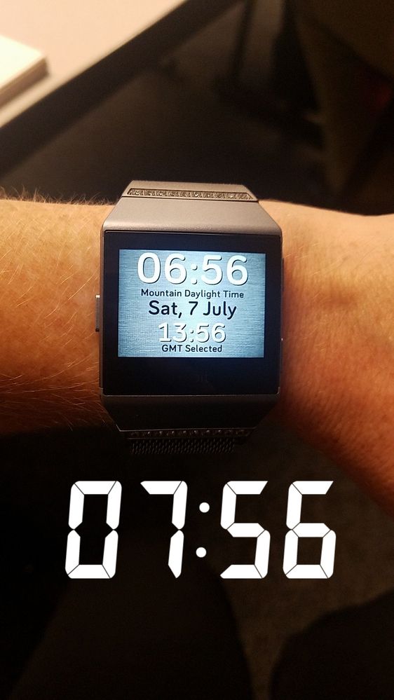 Ionic does not keep time despite being synced