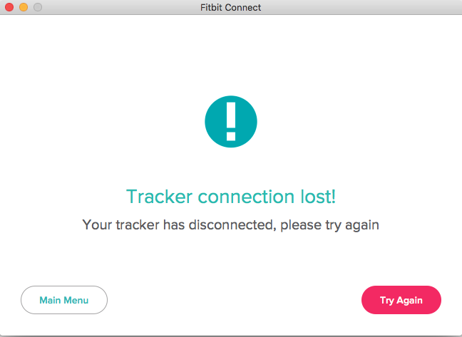 Fitbit 2025 lost connection