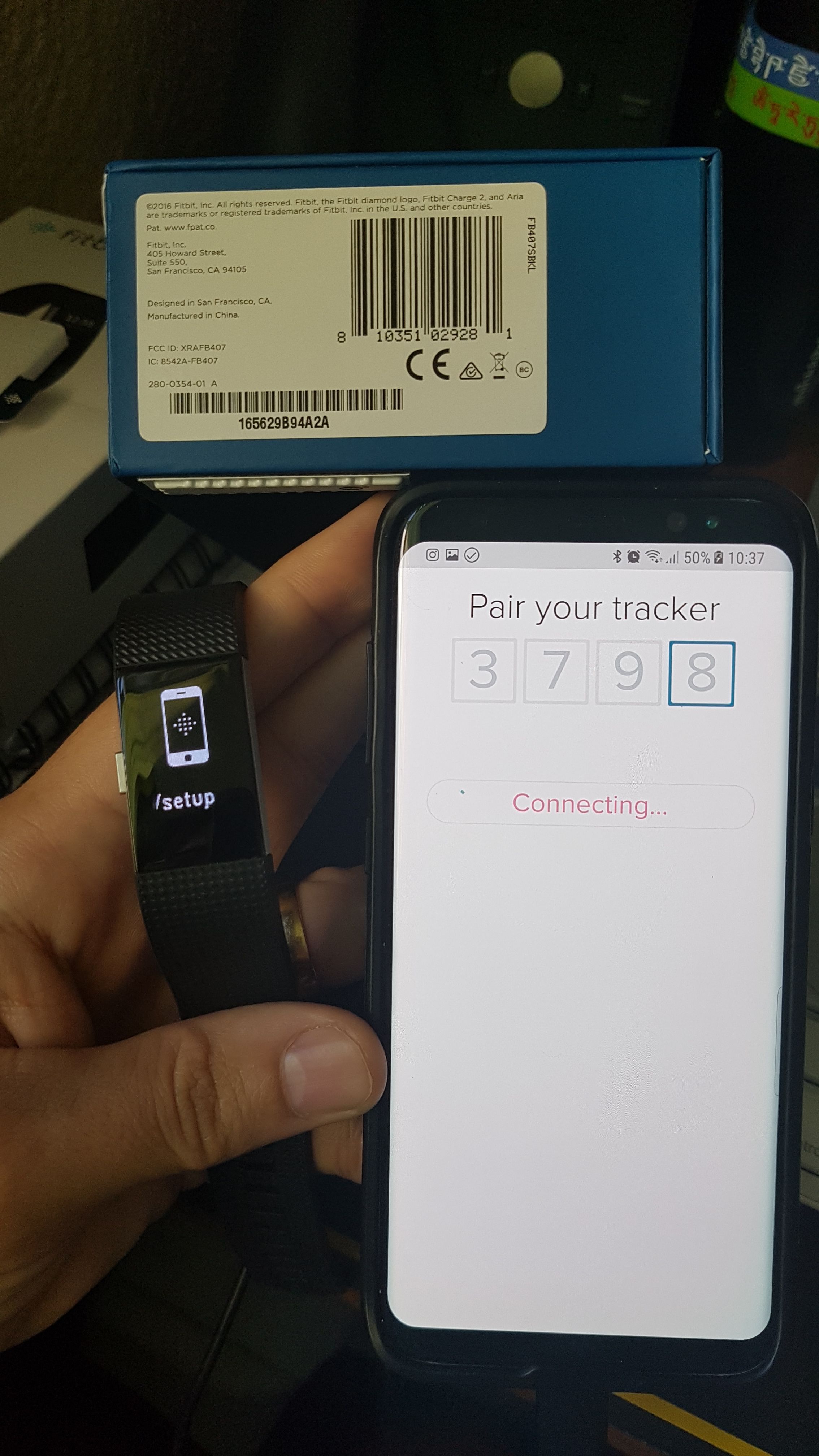 fitbit charge 2 bluetooth setup