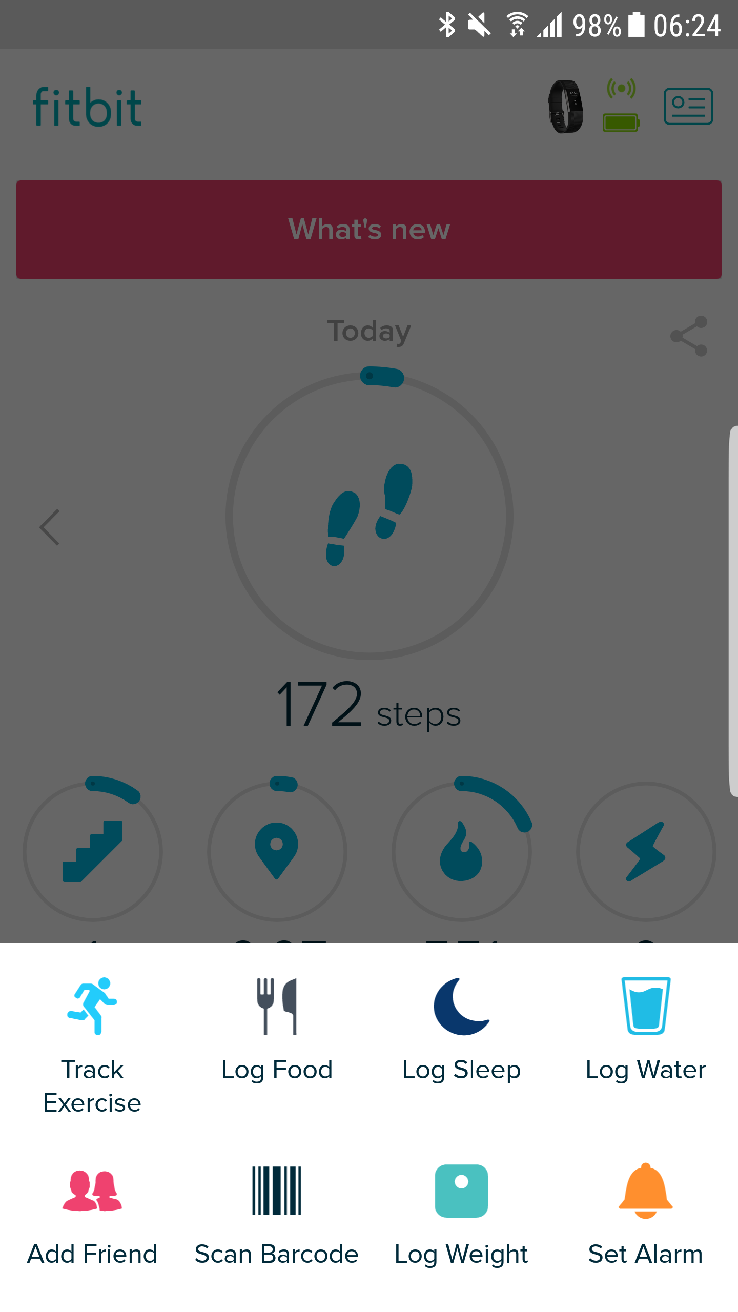 fitbit log weight
