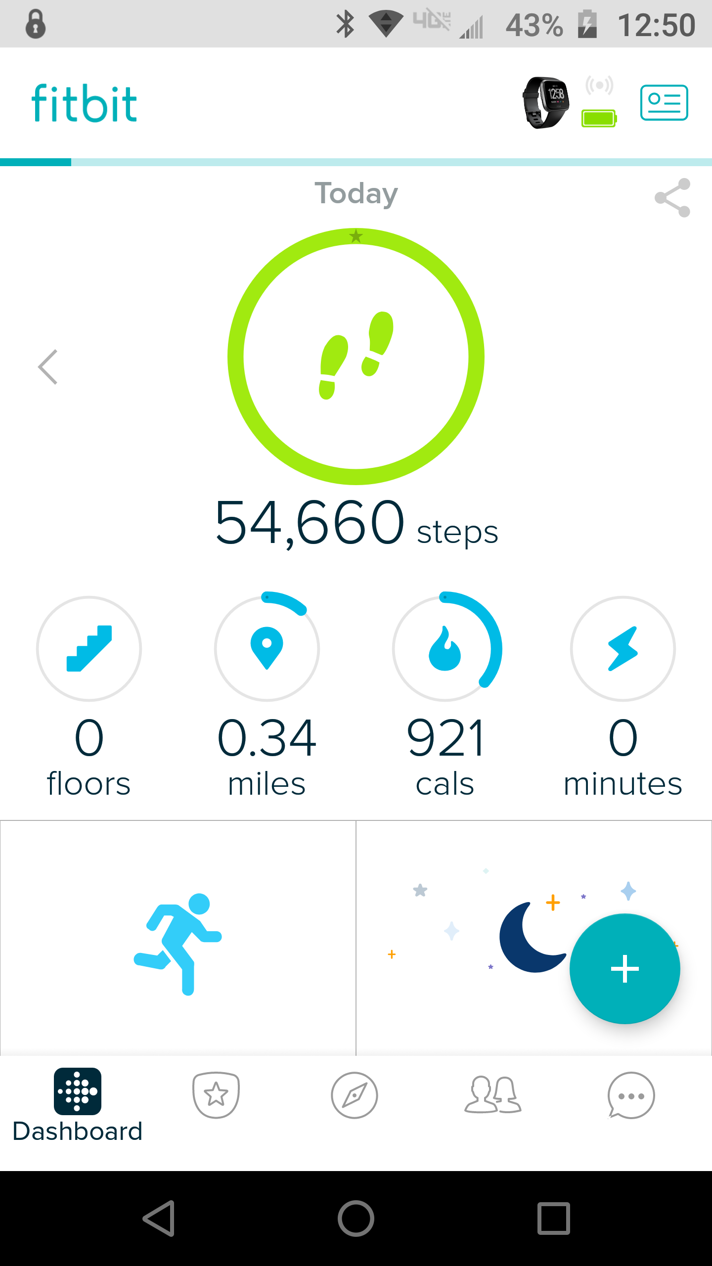 fitbit that counts steps