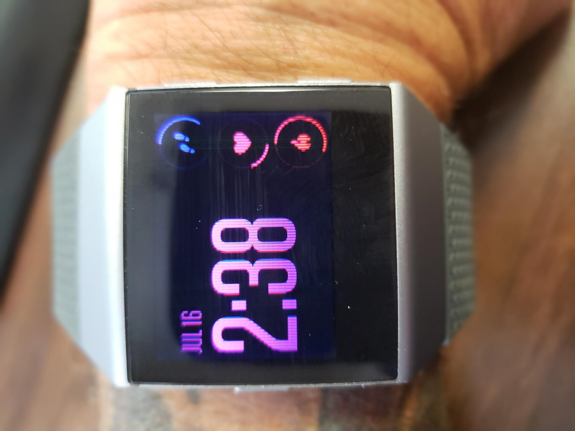 Solved: Luxe screen has lines - Fitbit Community