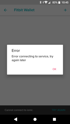 Fitbit connect not working sale