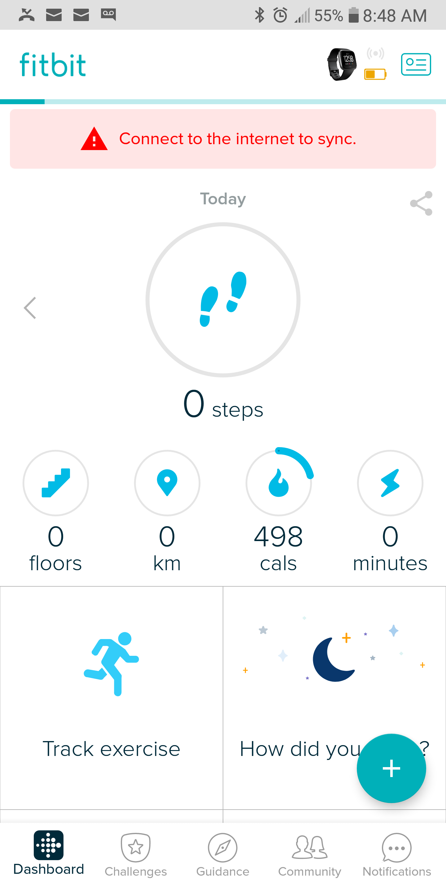 fitbit counting too many steps