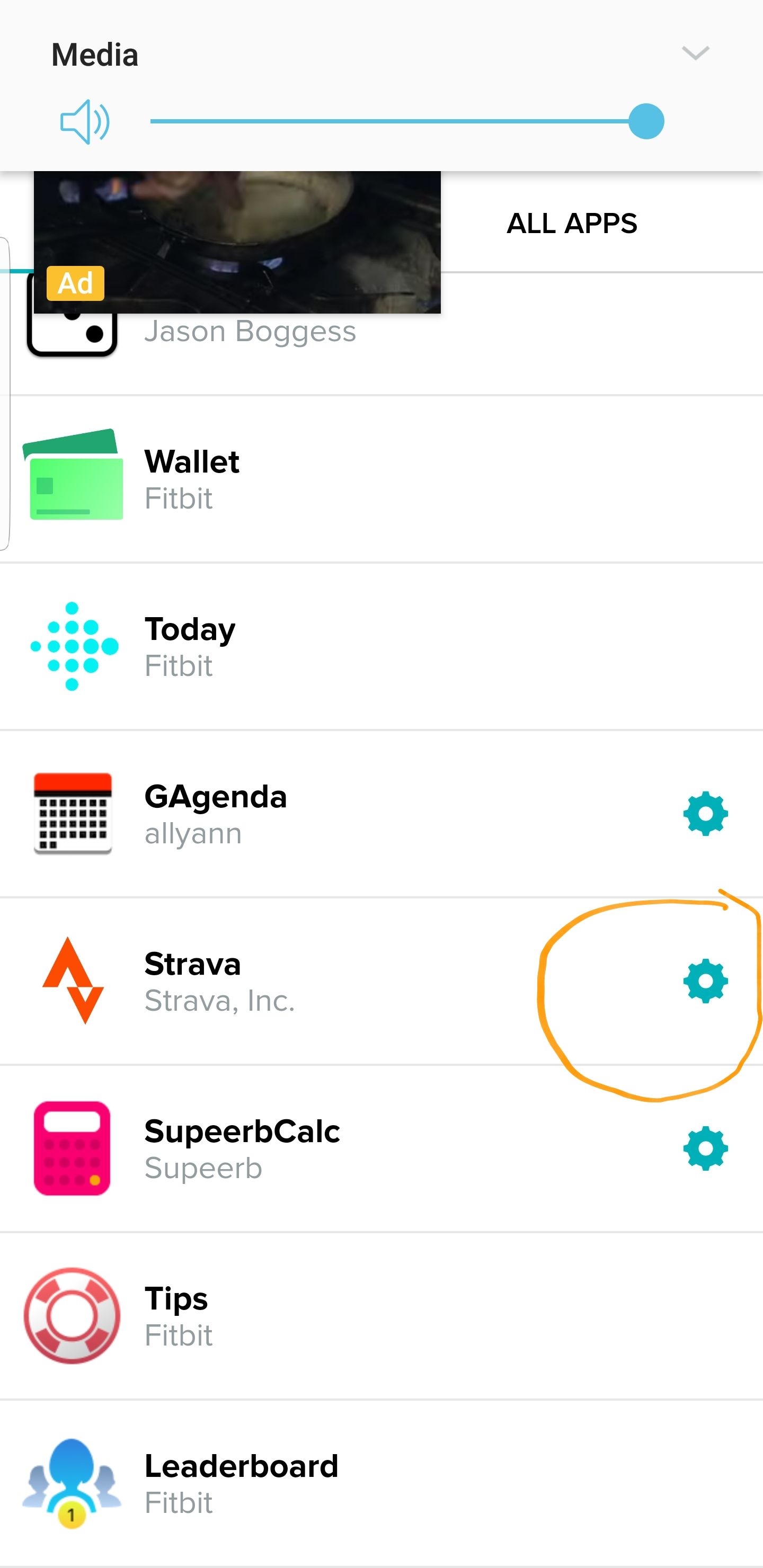 connect fitbit to strava app