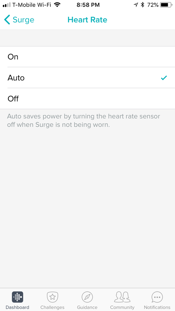 Settings are set to auto, not off