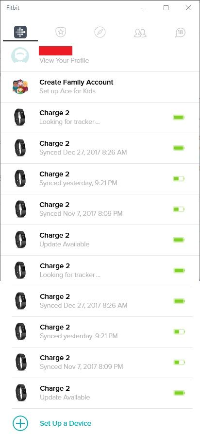 two Charge 2 devices on one account 