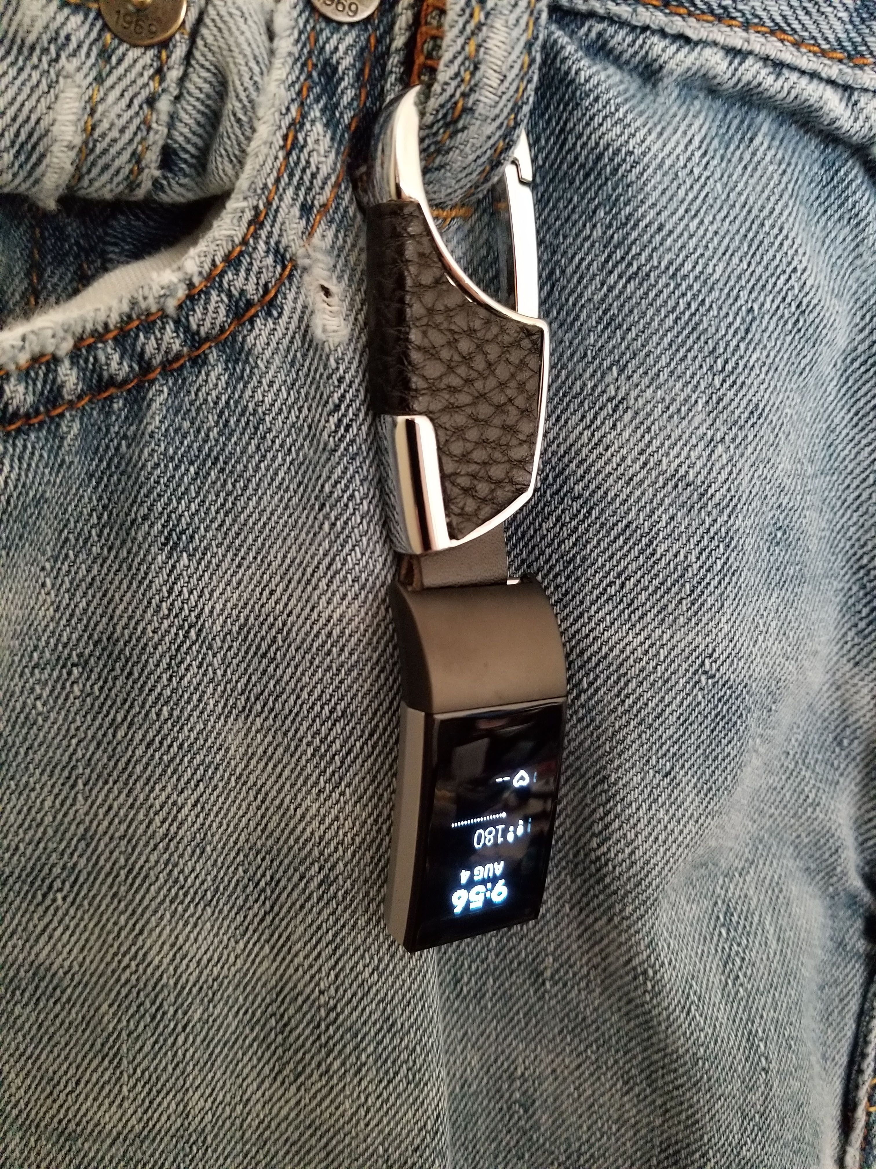 fitbit charge 3 waist clip