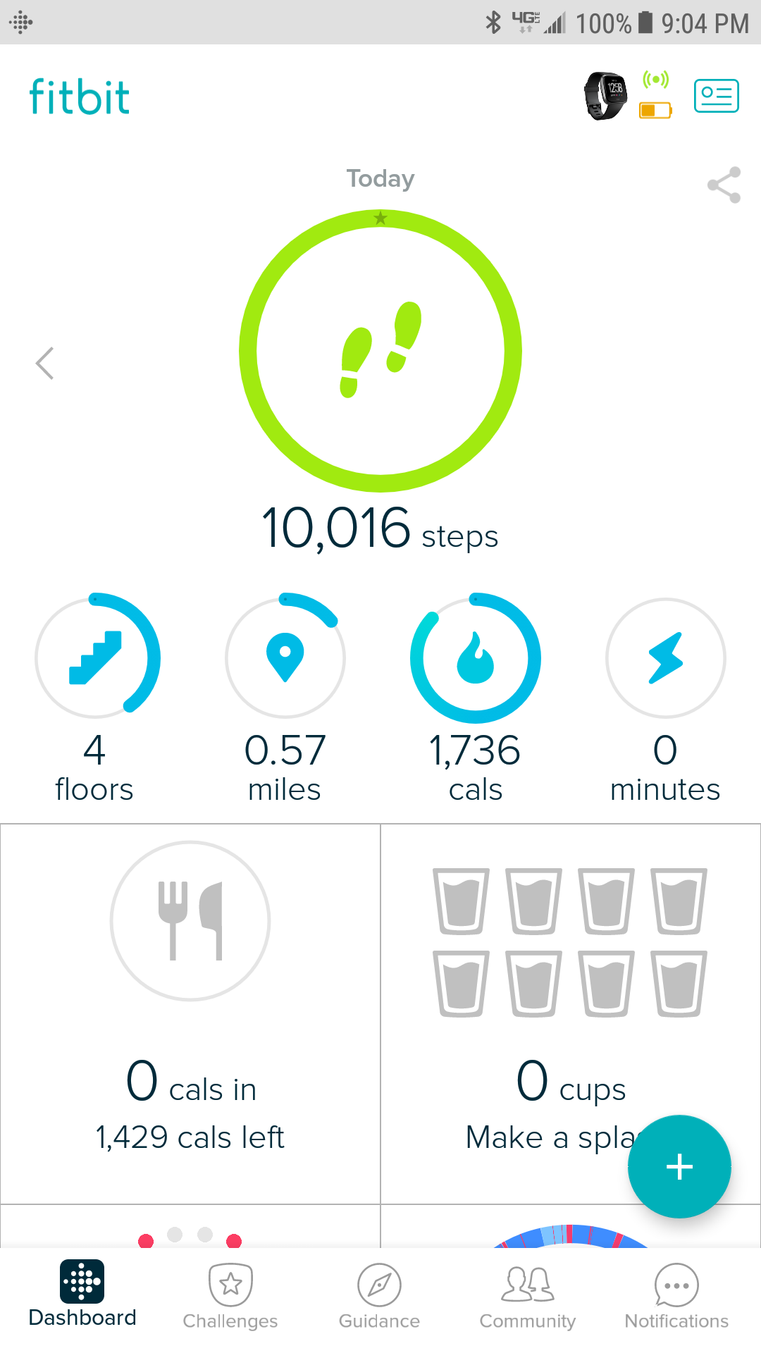fitbit that counts steps