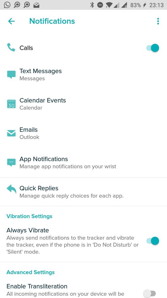 does fitbit versa 2 vibrate for notifications