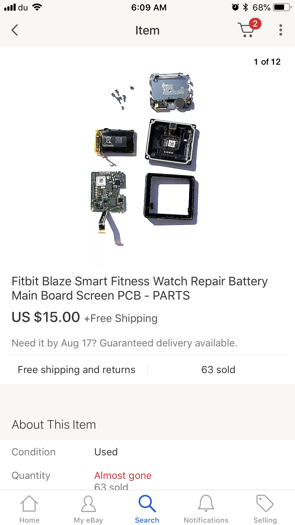 Replacement Parts for Blaze - Fitbit 