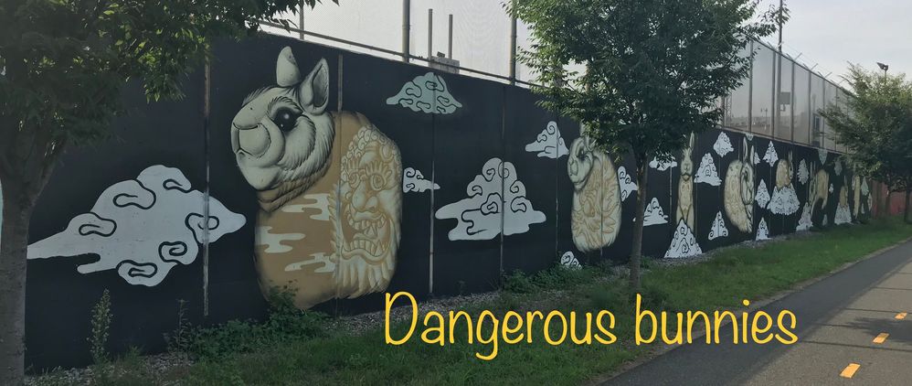 The first one has a dragon on the hip — danger!