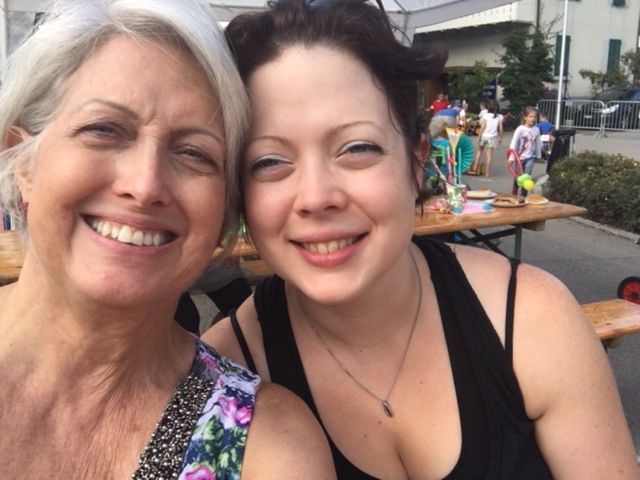 Daughter Aless and I