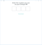 Screen capture of the app, #3