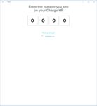 Screen capture of the app, #4