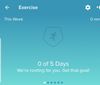 Thus is how many days this week active
