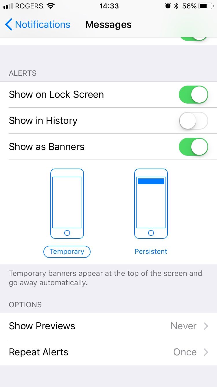charge 5 text notifications