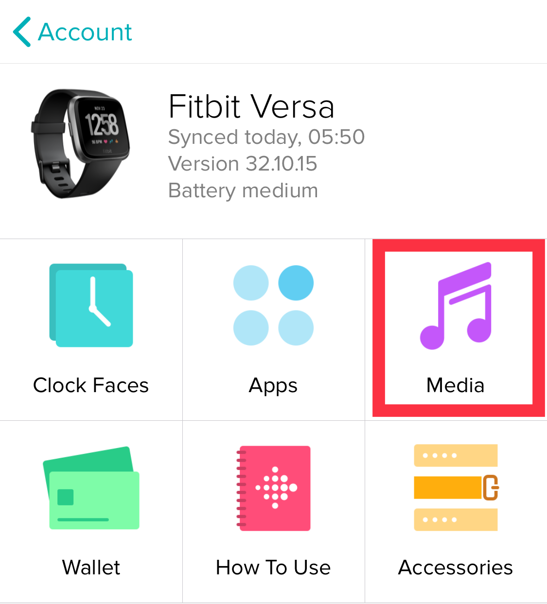 Fitbit discount app versa