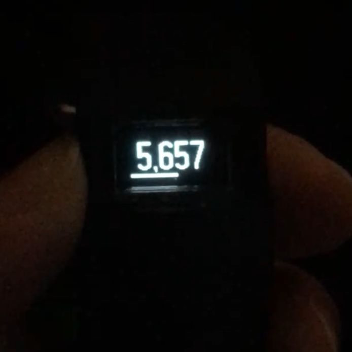 My current steps at 7:57 pm 8/23/18