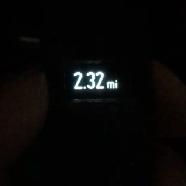 My current miles at 7:57 pm 8/23/18