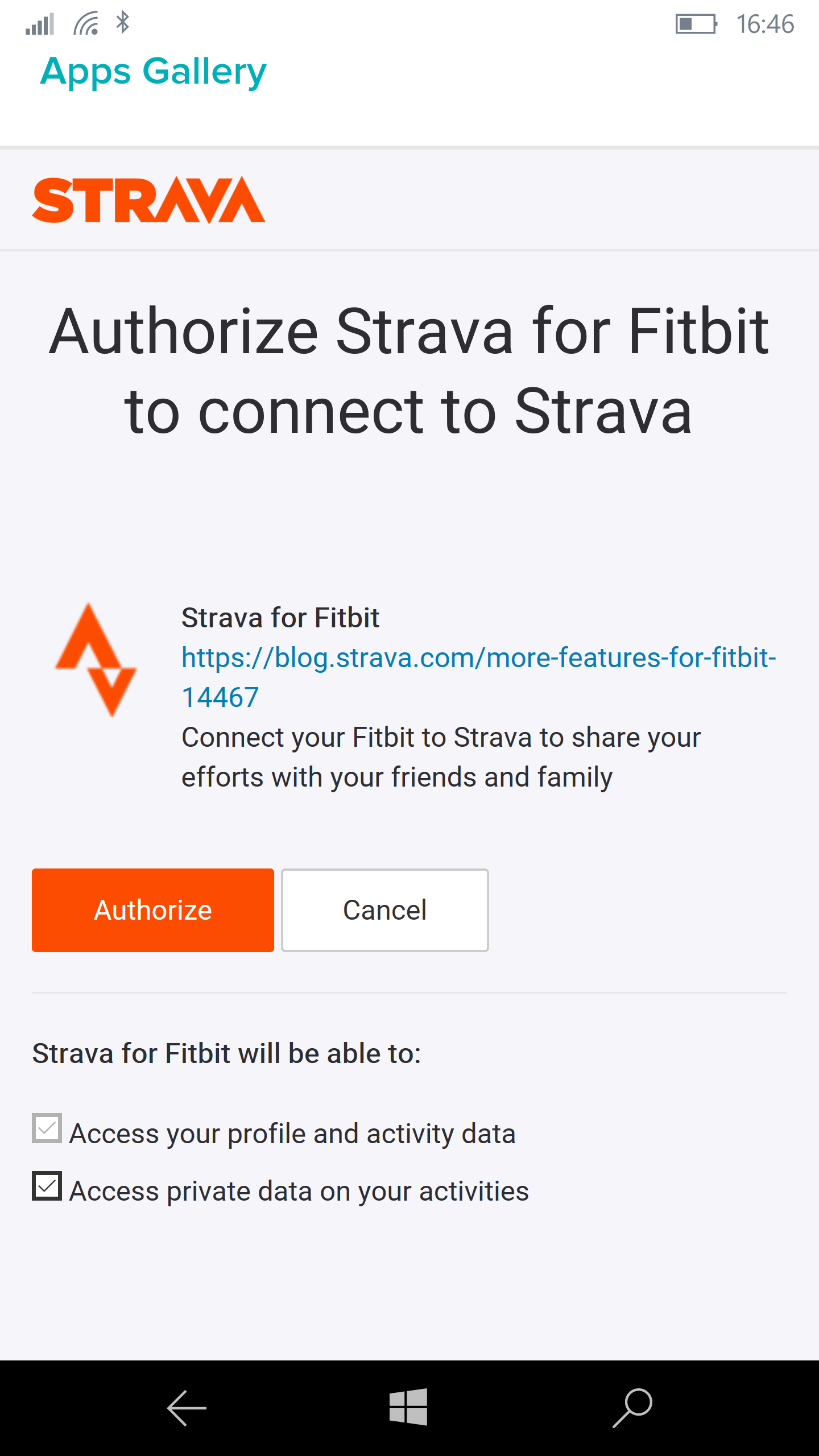 add fitbit run to strava