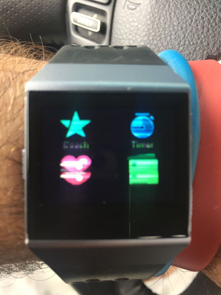 Solved: Luxe screen has lines - Fitbit Community