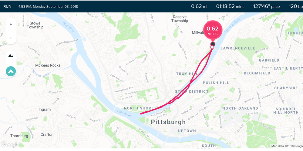 Fitbit ionic store route mapping