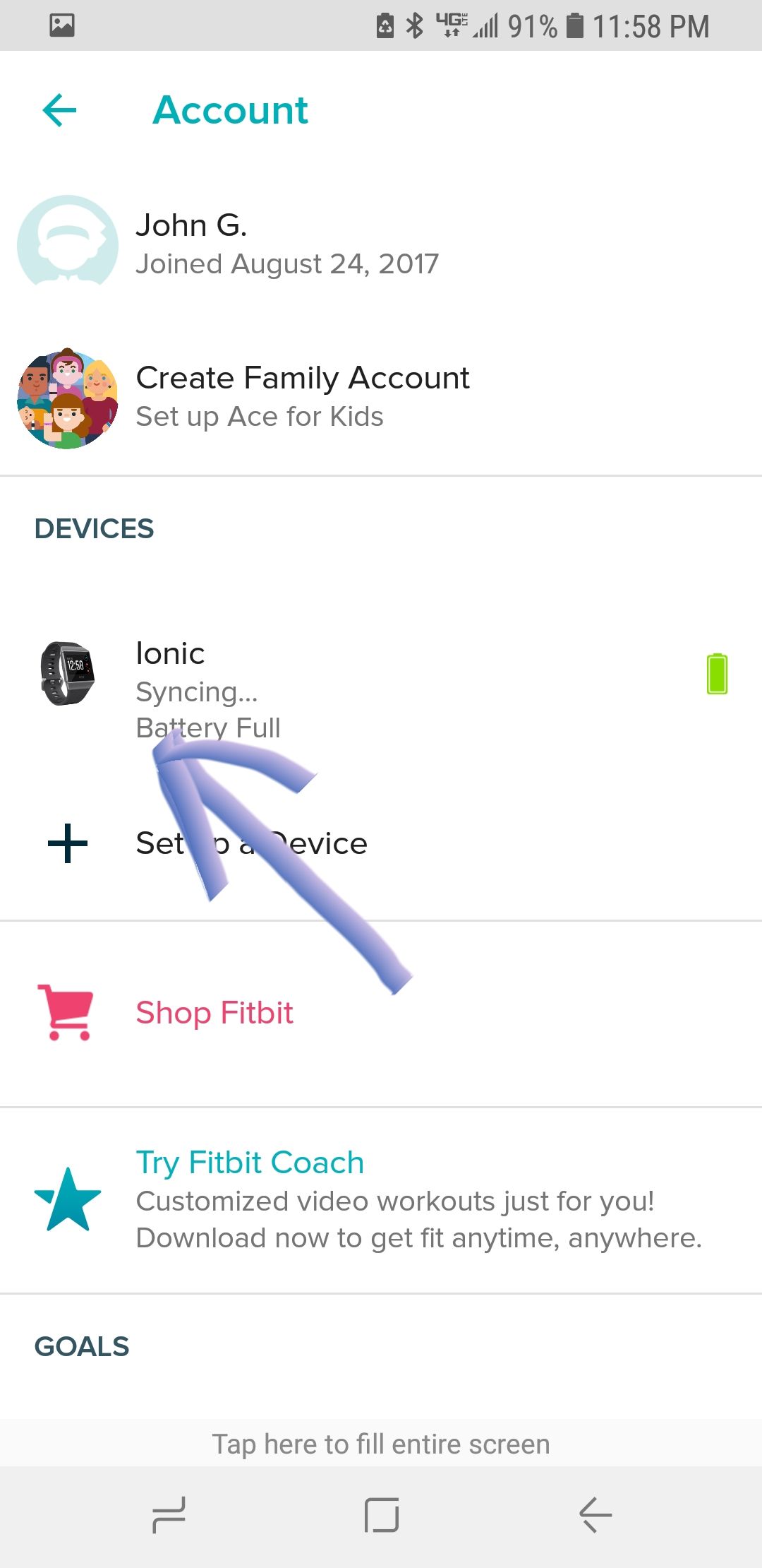 samsung galaxy s8 and fitbit