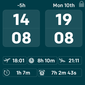 fitbit countdown timer