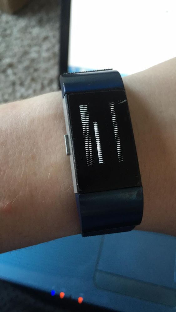 Fitbit charge 2 display best sale not working