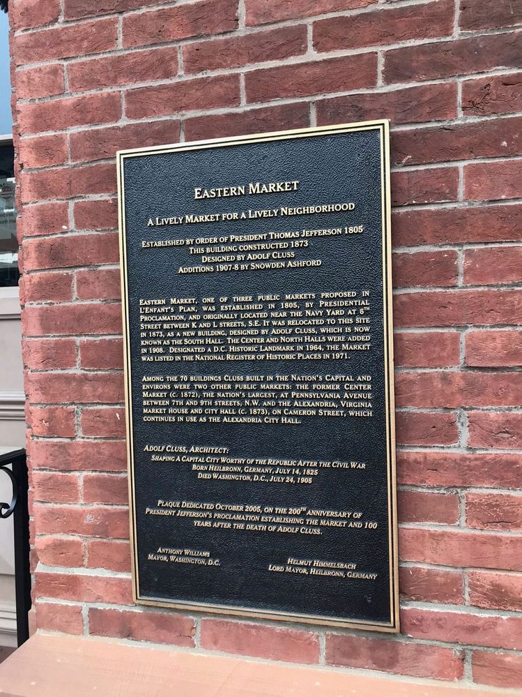 Story behind Eastern Market