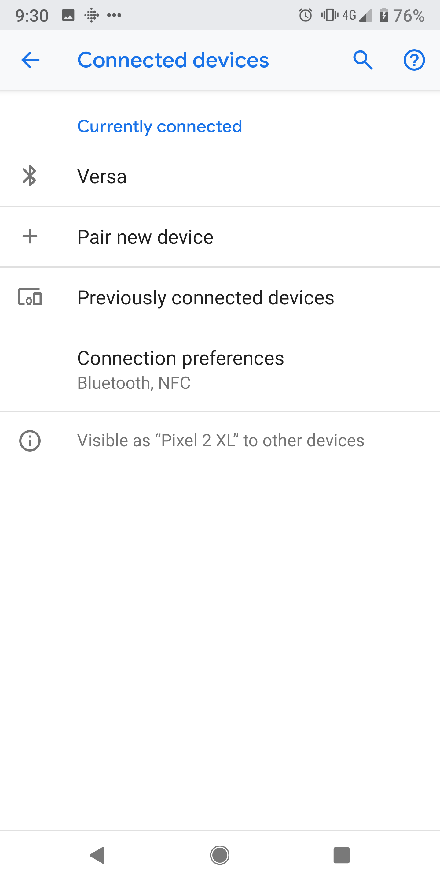 fitbit versa compatible with google pixel 2