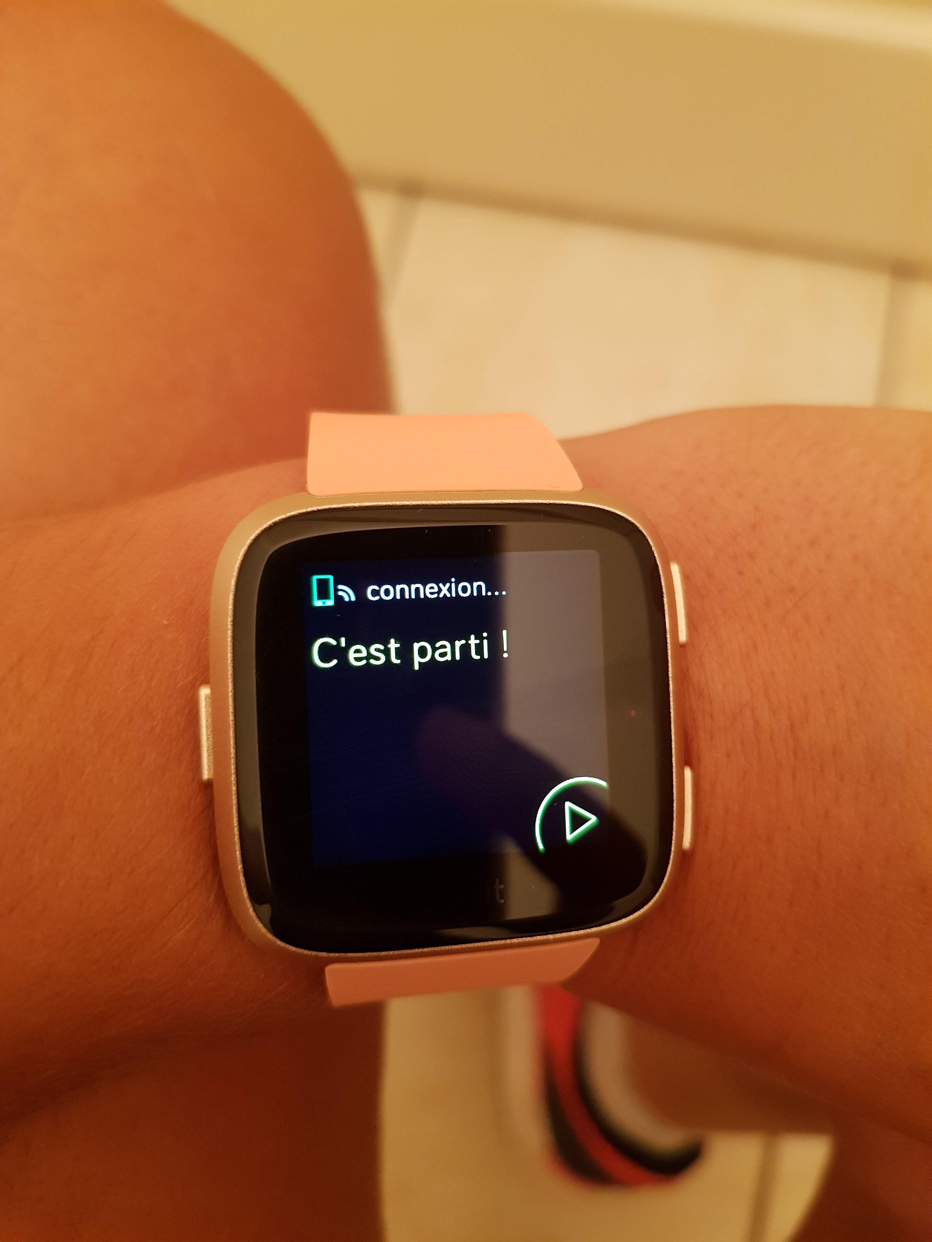 En activit connexion de la montre au t l phone Fitbit Community