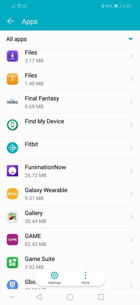 Go into settings, then goto apps