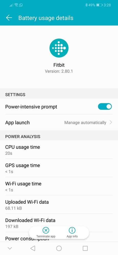 Uncheck the power intensive prompt, then click on app launch