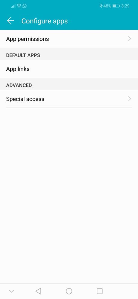 At bottom of screen click options, then choose special access